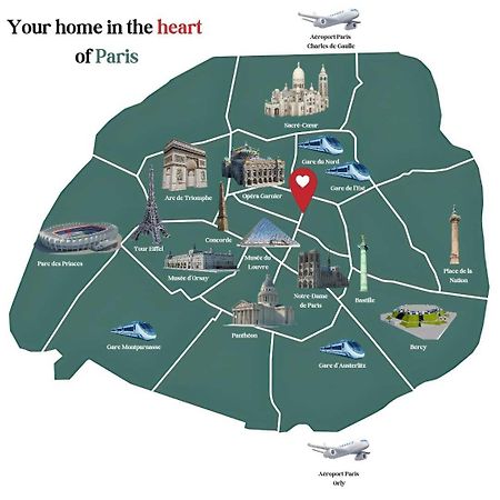 Appartement Republique Paris Ngoại thất bức ảnh